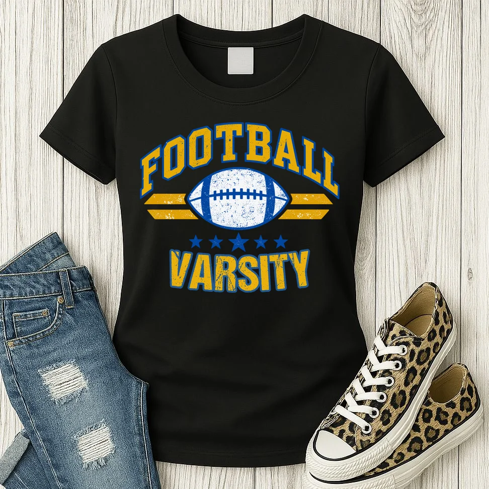 Retro Football Club - Custom Team Name Women's T-Shirt - Front 2