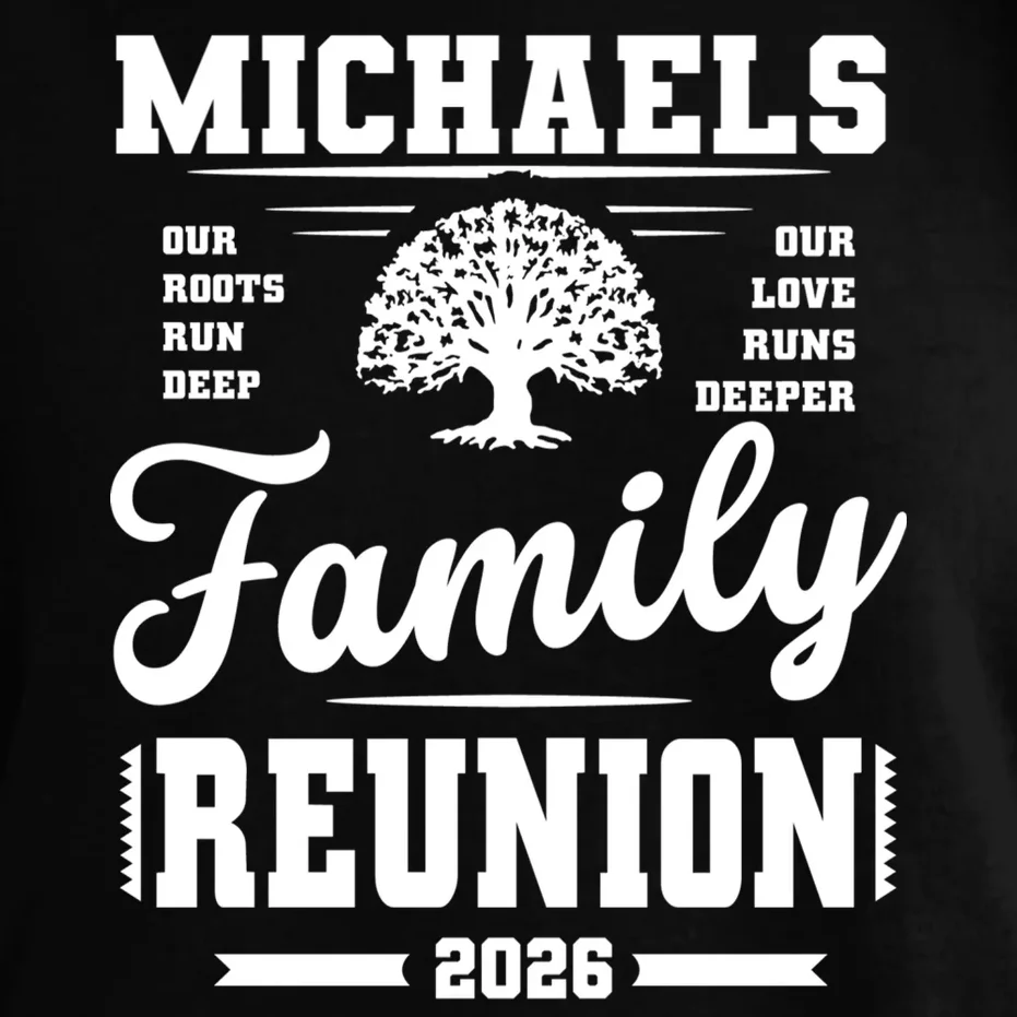 Roots Run Deep Custom Family Reunion Personalized Custom Name and Year Comfort Colors Unisex T-Shirt - Front - Close-up