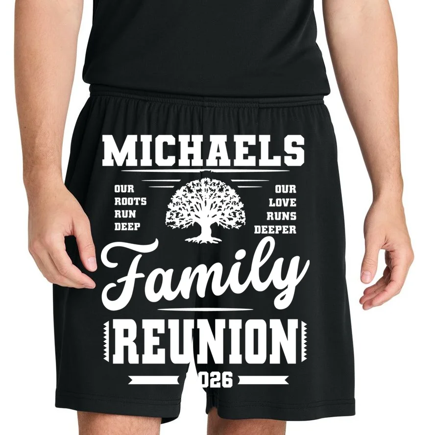 Roots Run Deep Custom Family Reunion Personalized Custom Name and Year Men's Shorts - Front 1