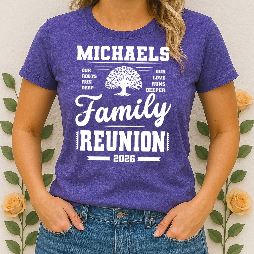 Roots Run Deep Custom Family Reunion Personalized Custom Name and Year Women's T-Shirt - Front 1