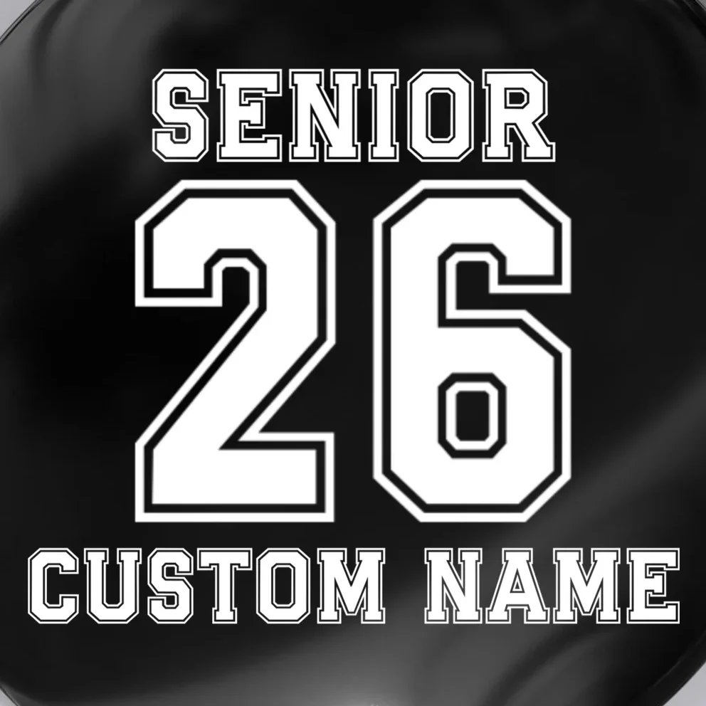 Senior 2026 Custom Name Graduation Gift Button - Front - Close-up