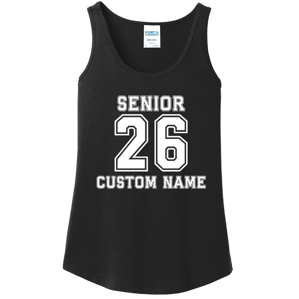 Senior 2026 Custom Name Graduation Gift Women's Tank Top - Front