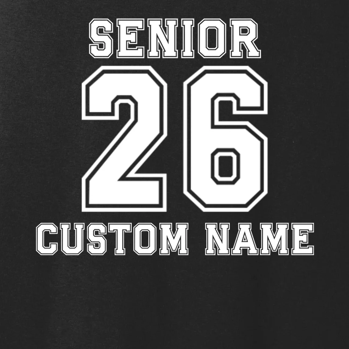 Senior 2026 Custom Name Graduation Gift Women's Tank Top - Front - Close-up