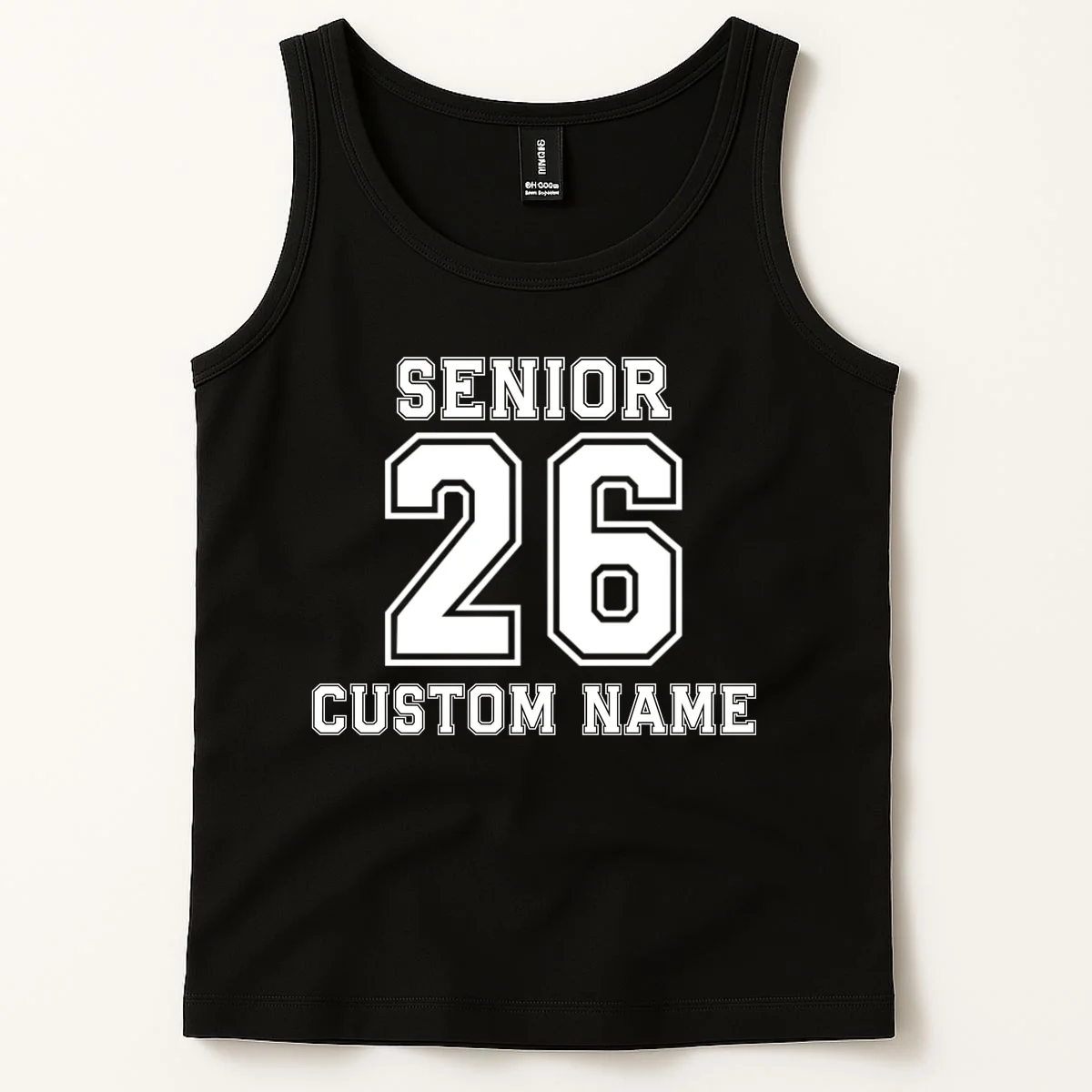 Senior 2026 Custom Name Graduation Gift Tank Top - Front 1