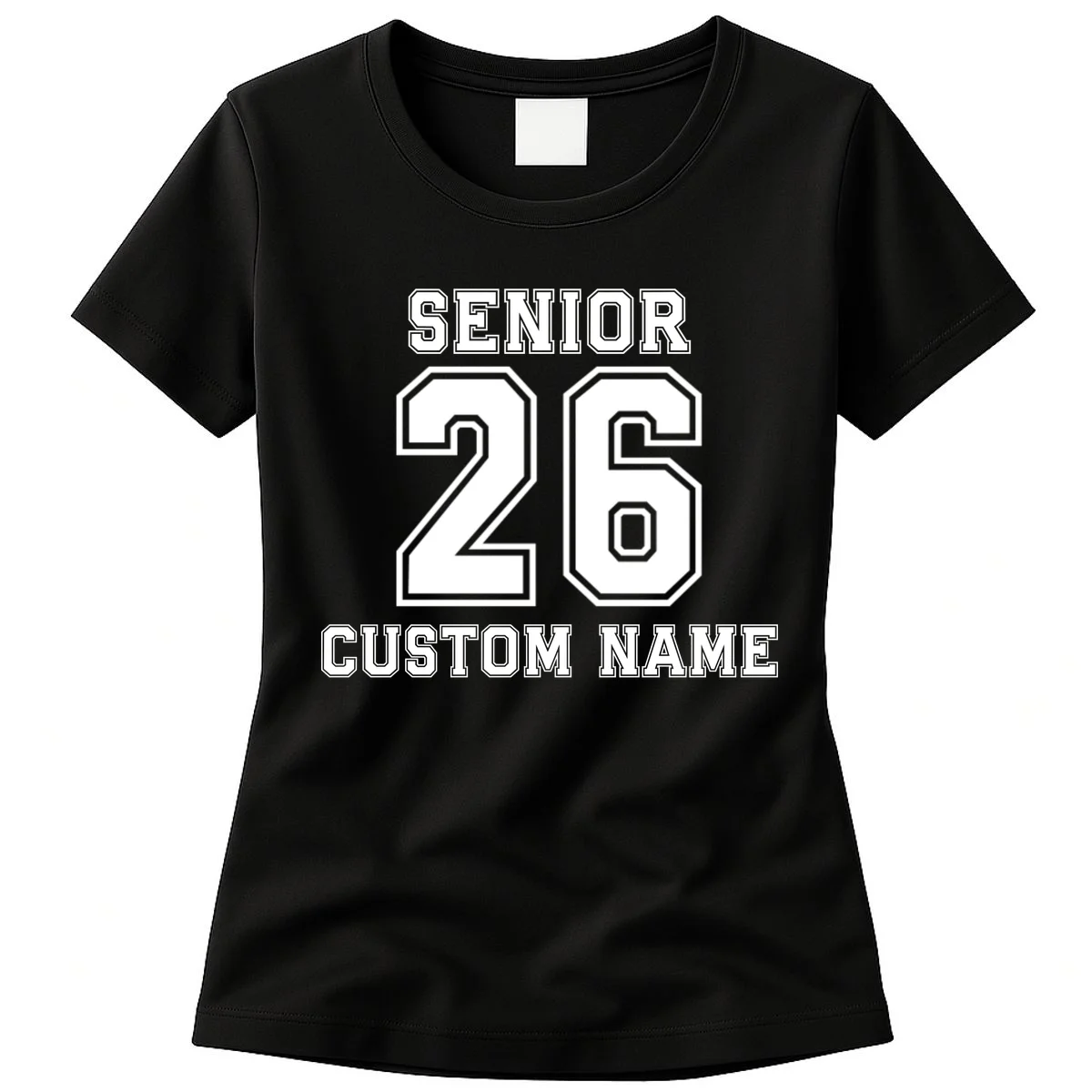 Senior 2026 Custom Name Graduation Gift Women's T-Shirt - Front