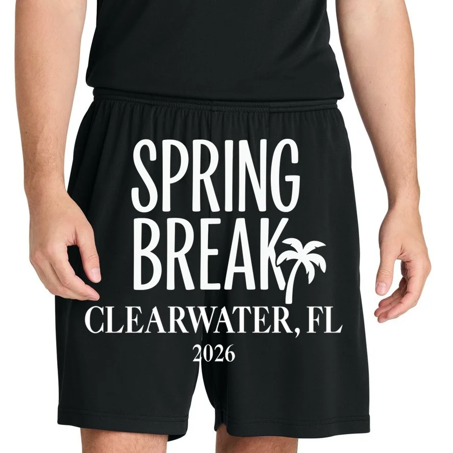 Spring Break Custom Trip Crew (Custom Text) Palm Tree Retro Vibes Men's Shorts - Front 1
