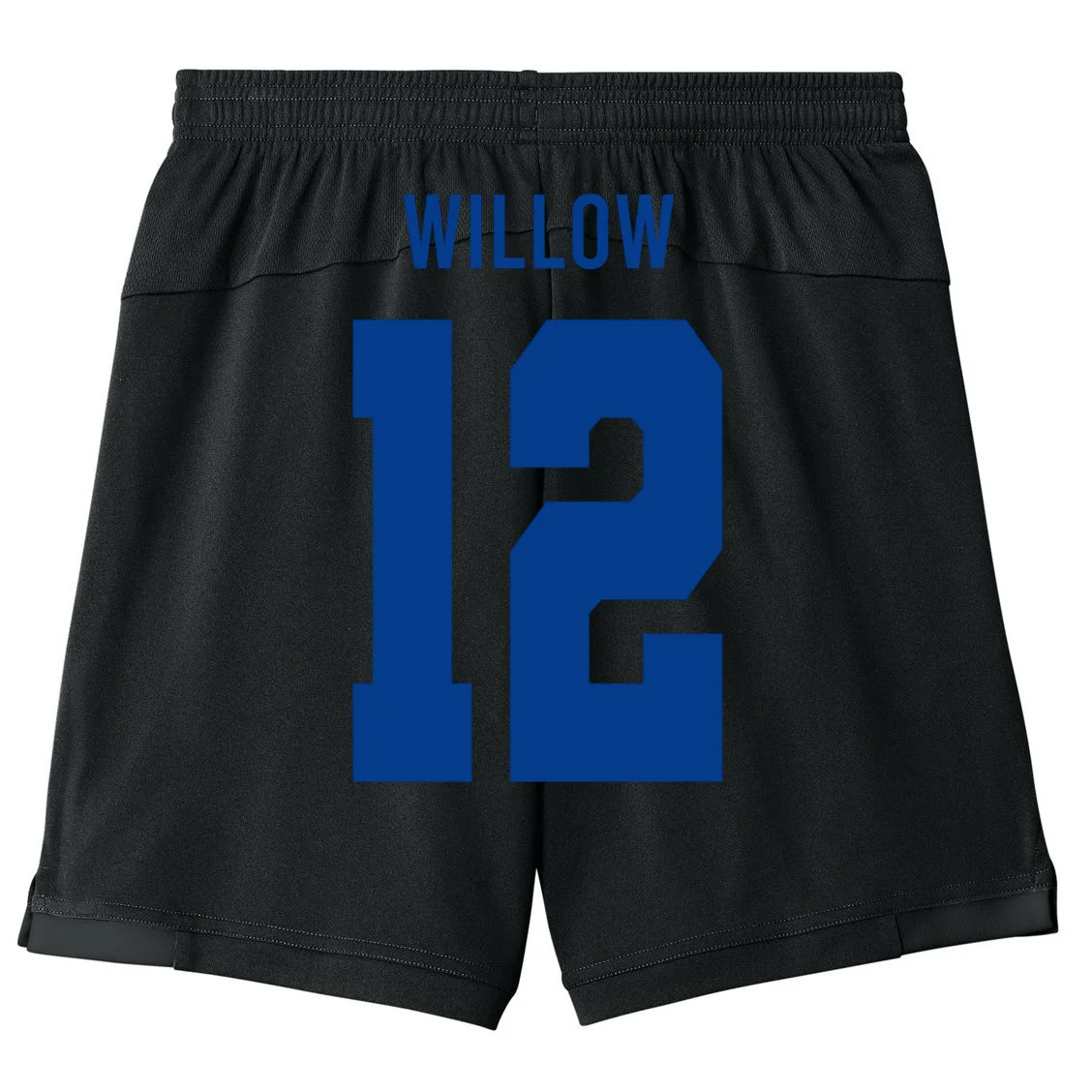 Personalized Senior Football Team Graphic - Custom Photo and Team Name Kids Shorts - Back