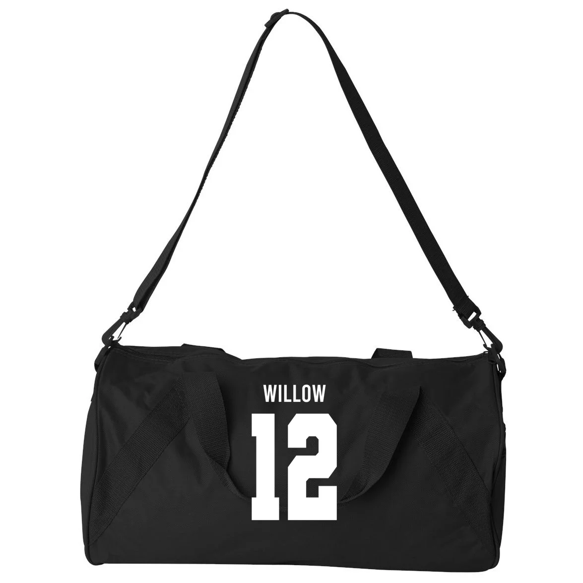 Personalized Senior Football Team Graphic - Custom Photo and Team Name Duffel Bag - Back - Close-up