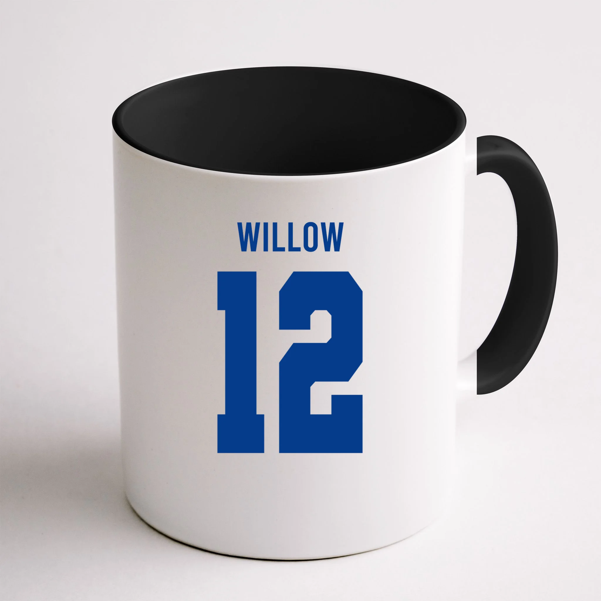 Personalized Senior Football Team Graphic - Custom Photo and Team Name Mug - Back