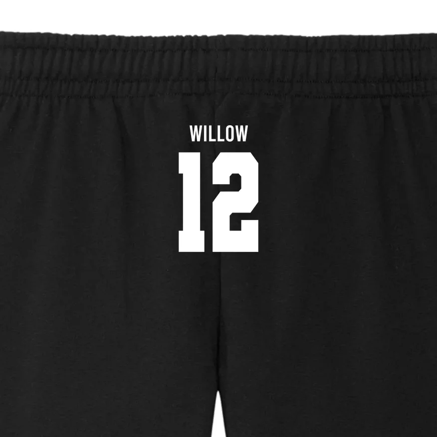 Personalized Senior Football Team Graphic - Custom Photo and Team Name Women's Fleece Sweatpants - Back - Close-up