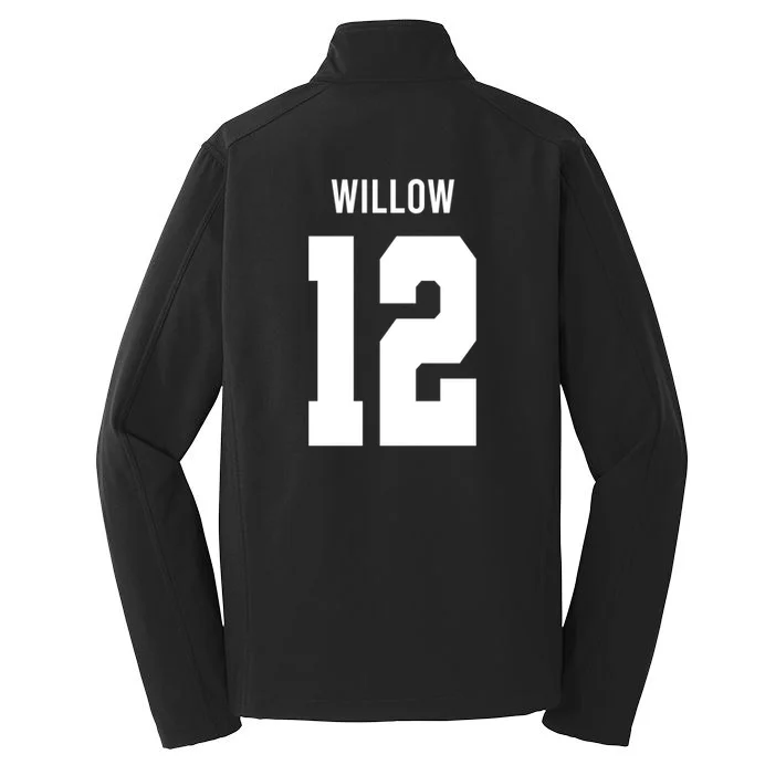Personalized Senior Football Team Graphic - Custom Photo and Team Name Men's Soft Jacket - Back - Close-up