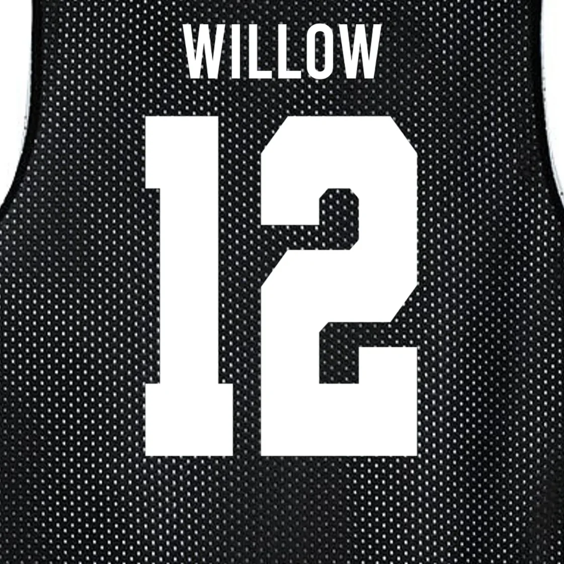 Personalized Senior Football Team Graphic - Custom Photo and Team Name Men's Basketball Jersey - Back - Close-up