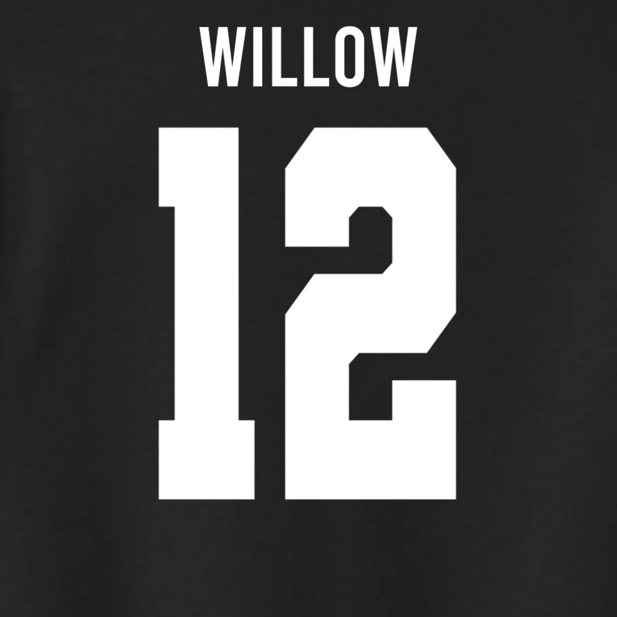 Personalized Senior Football Team Graphic - Custom Photo and Team Name Kids Sweatshirt - Back - Close-up