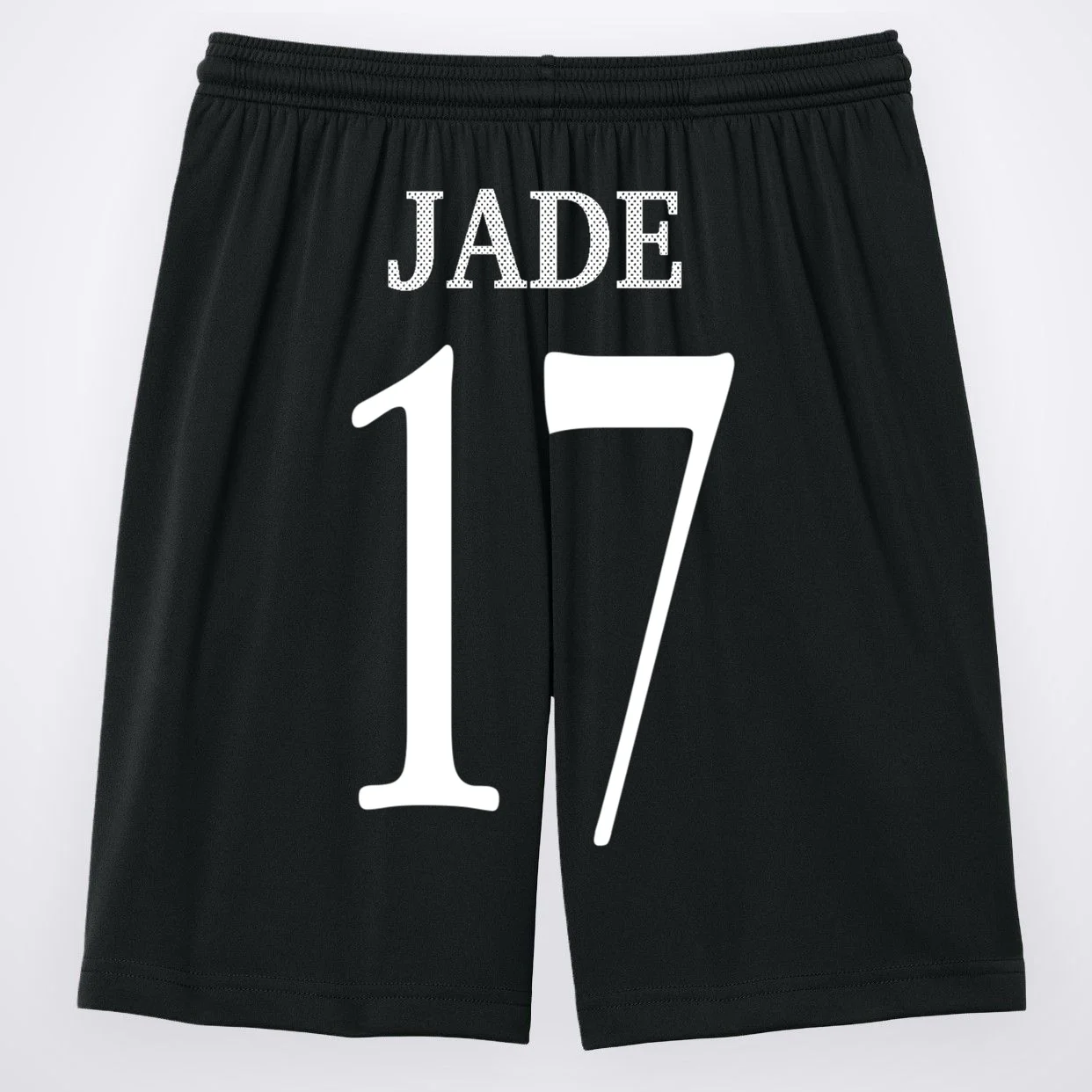 Personalized Senior Football Support Graphic – Custom Name & Number Men's Shorts - Back