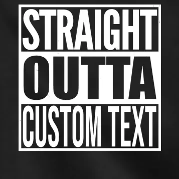 Straight Outta Personalized Kids Jacket - Front - Close-up