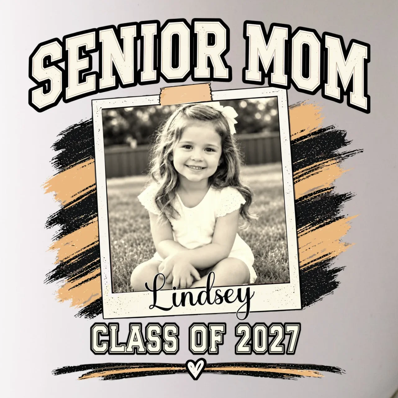Senior Mom Class Of Personalized Mug - Front - Close-up