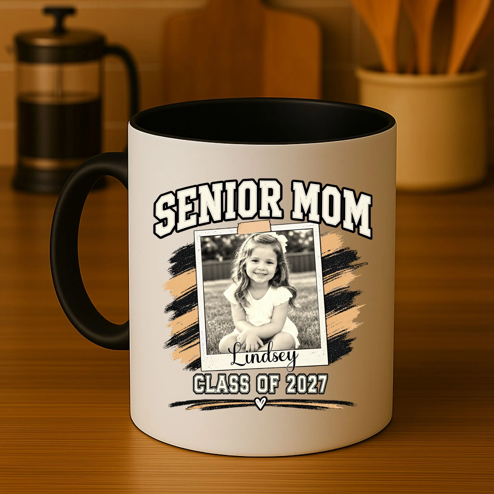Senior Mom Class Of Personalized Mug - Front 3