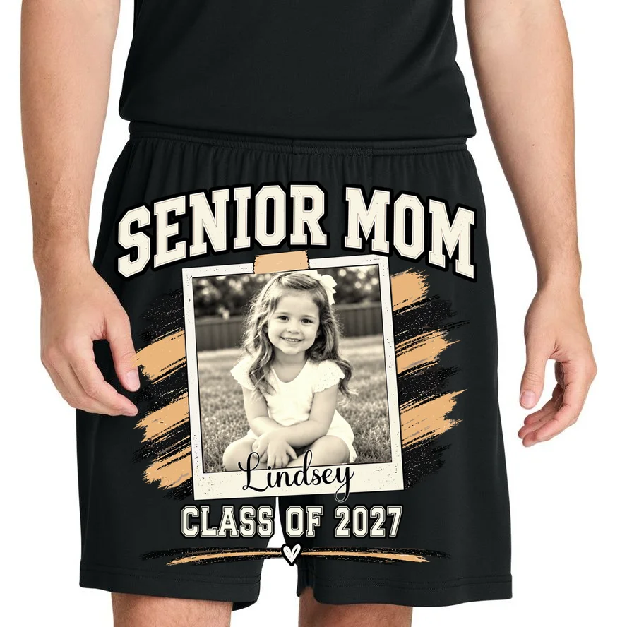 Senior Mom Class Of Personalized Men's Shorts - Front 1