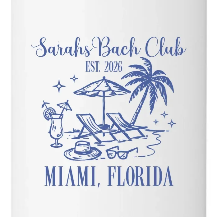 Custom Name Bach Club Personalized Bachelorette 24oz Water Bottle - Front - Close-up