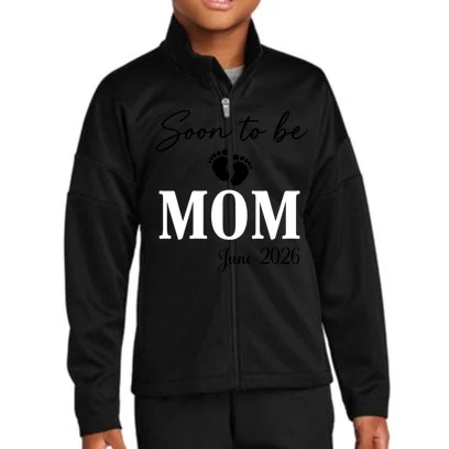 Soon to Be Mom & Dad Personalized Pregnancy Announcement Gift - Custom Baby Announcement Design Kids Jacket Front