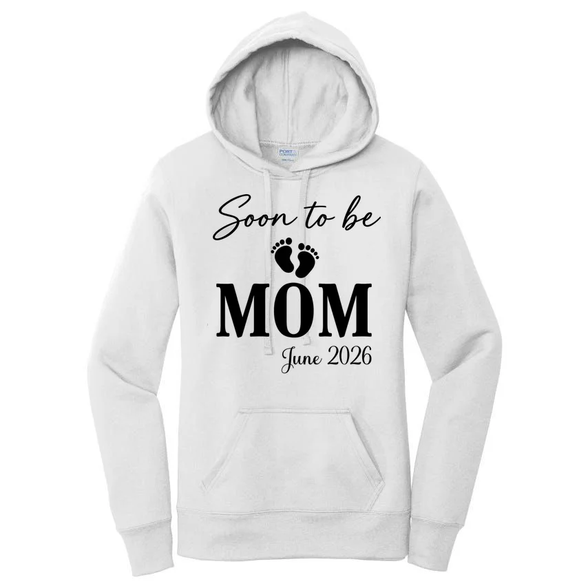 Soon to Be Mom & Dad Personalized Pregnancy Announcement Gift - Custom Baby Announcement Design Women's Pullover Hoodie Front