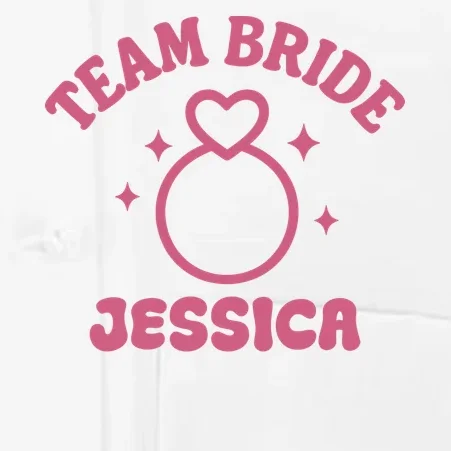 Team Bride Custom Bachelorette Men's Chef Coat - Front - Close-up