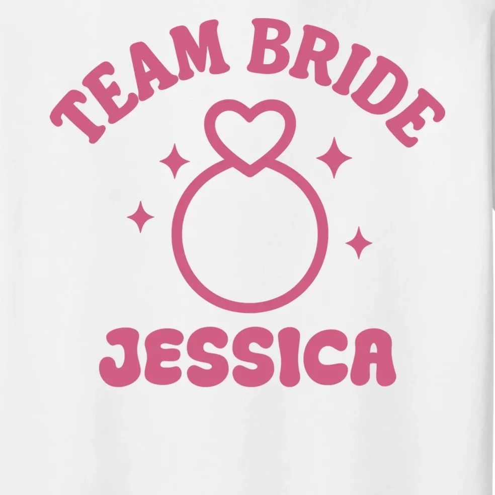 Team Bride Custom Bachelorette Men's Pajamas - Front - Close-up