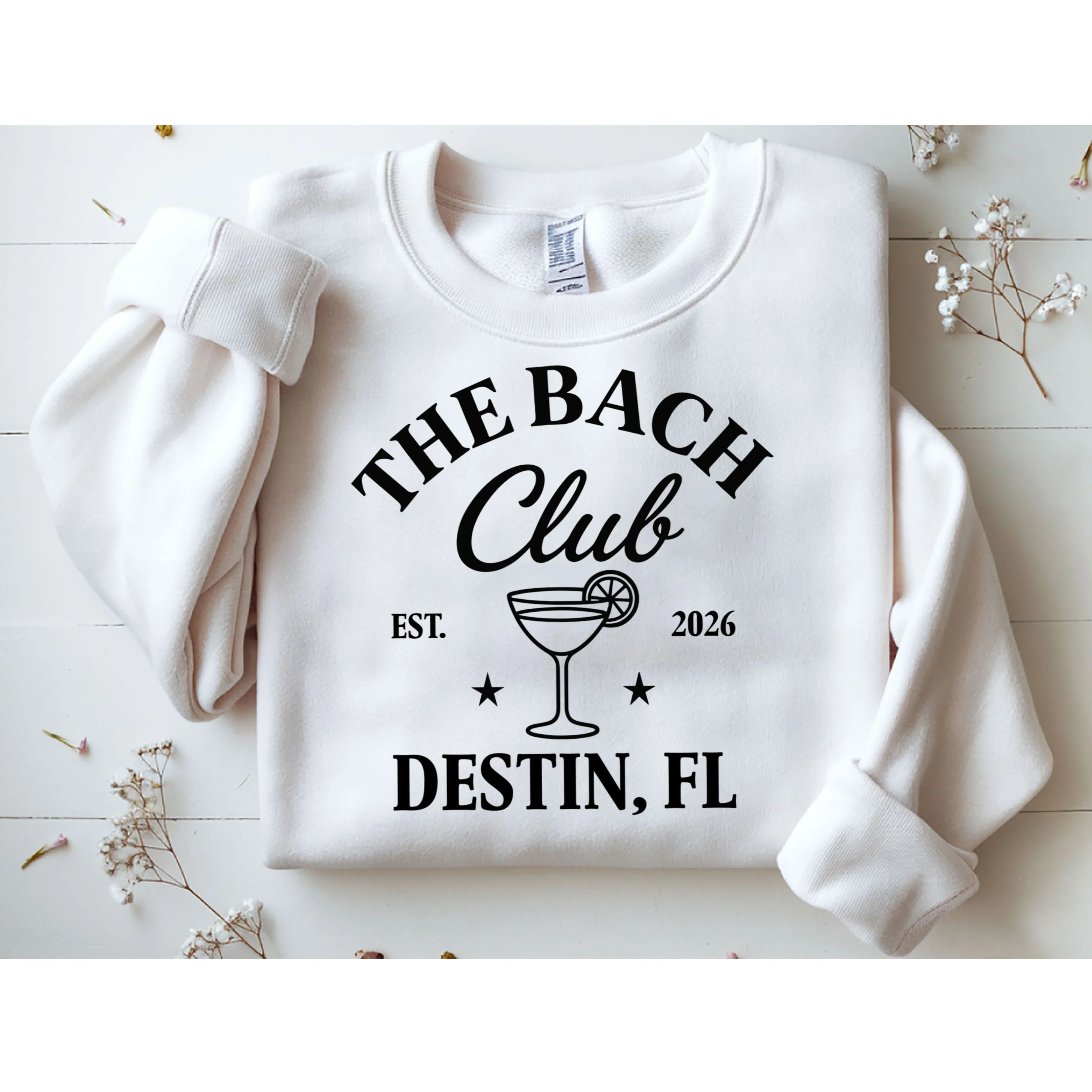 The Bach Club Custom Personalized Bachelorette Sweatshirt - Front 1