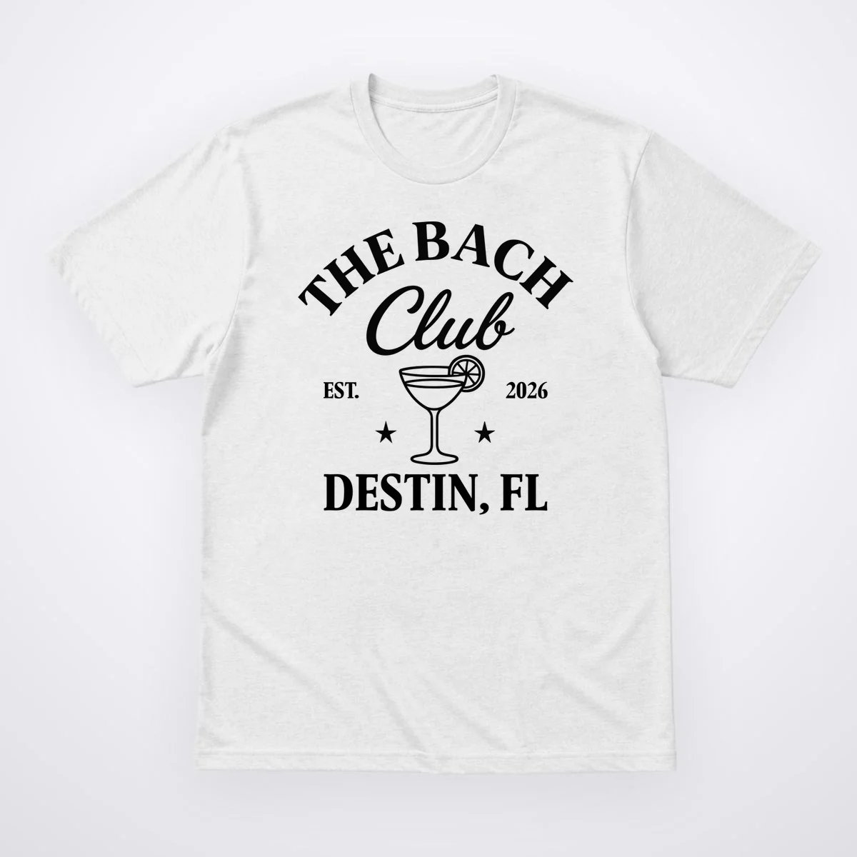 The Bach Club Custom Personalized Bachelorette T-Shirt - Front