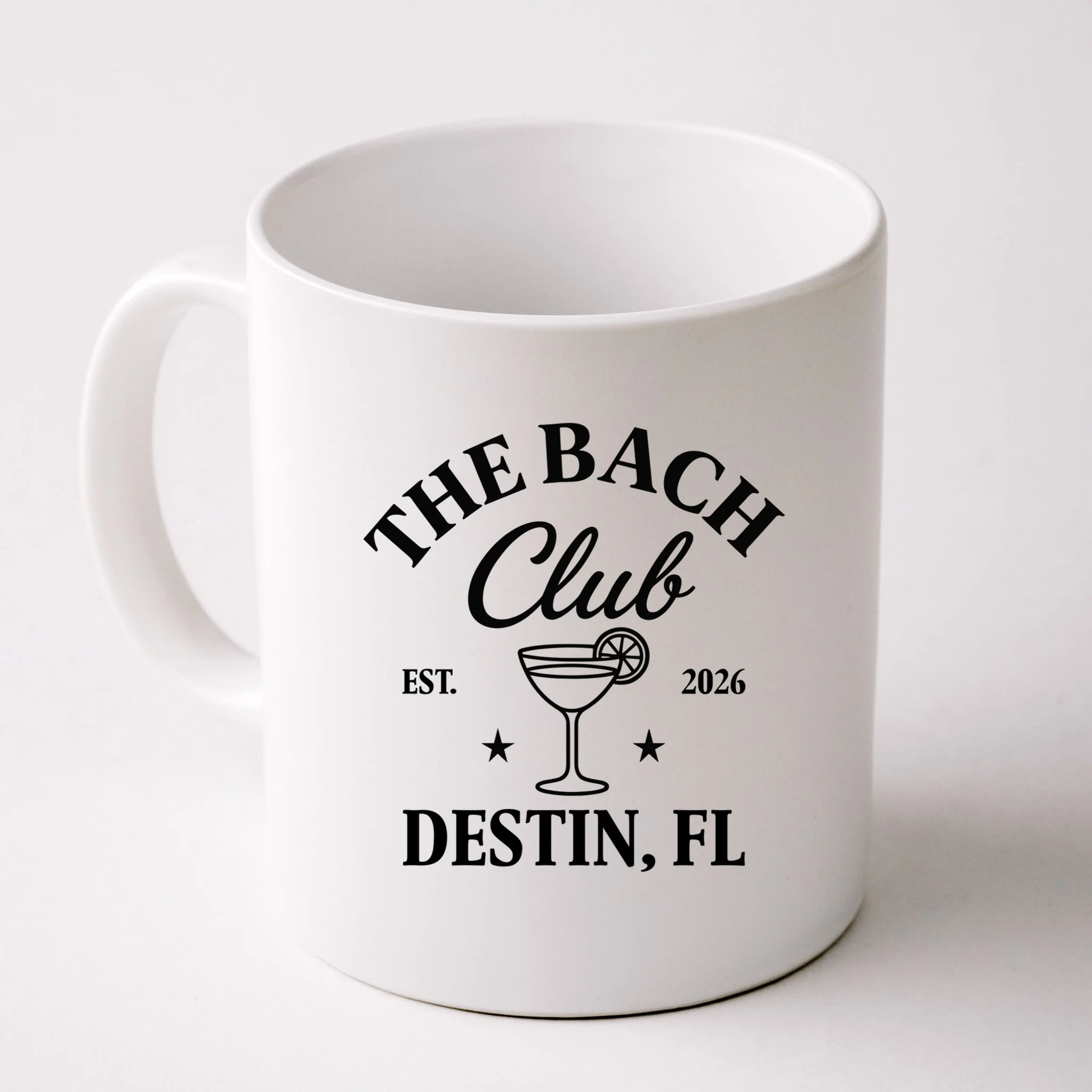 The Bach Club Custom Personalized Bachelorette Mug - Front
