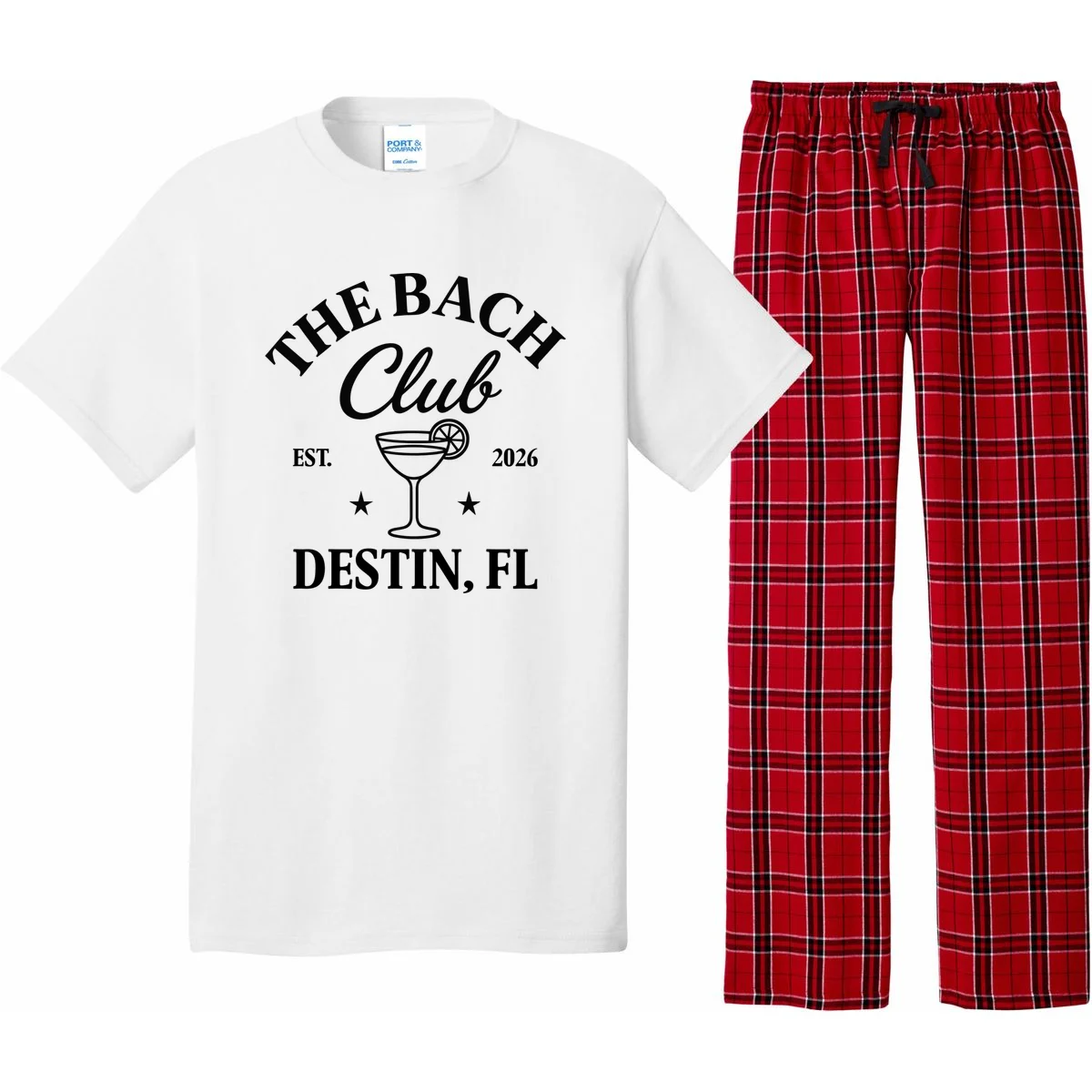 The Bach Club Custom Personalized Bachelorette Pajama Set - Front
