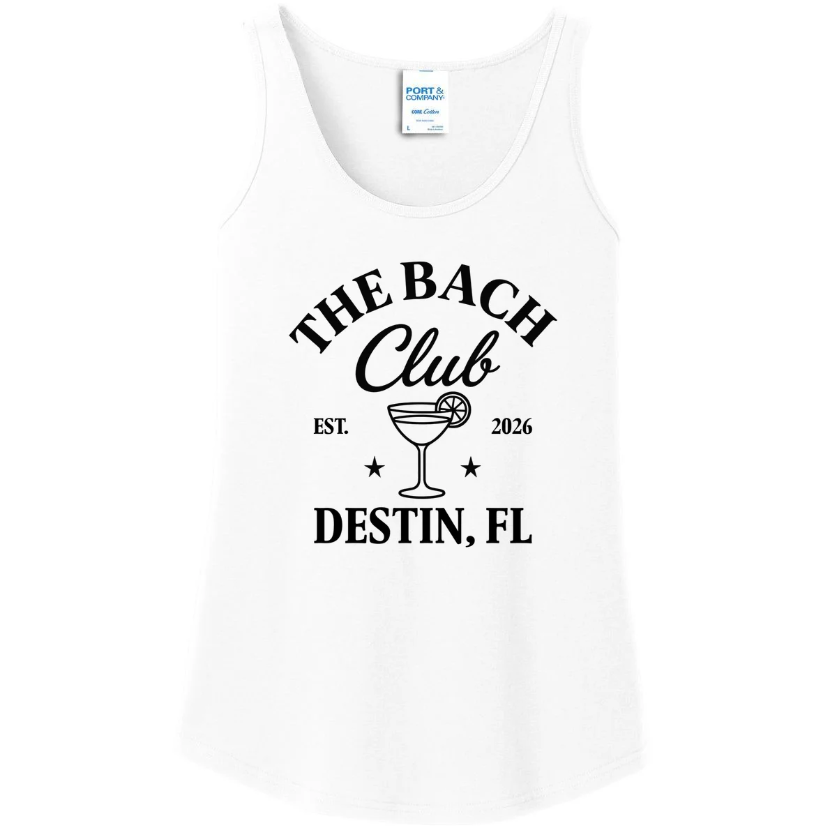 The Bach Club Custom Personalized Bachelorette Women's Tank Top - Front