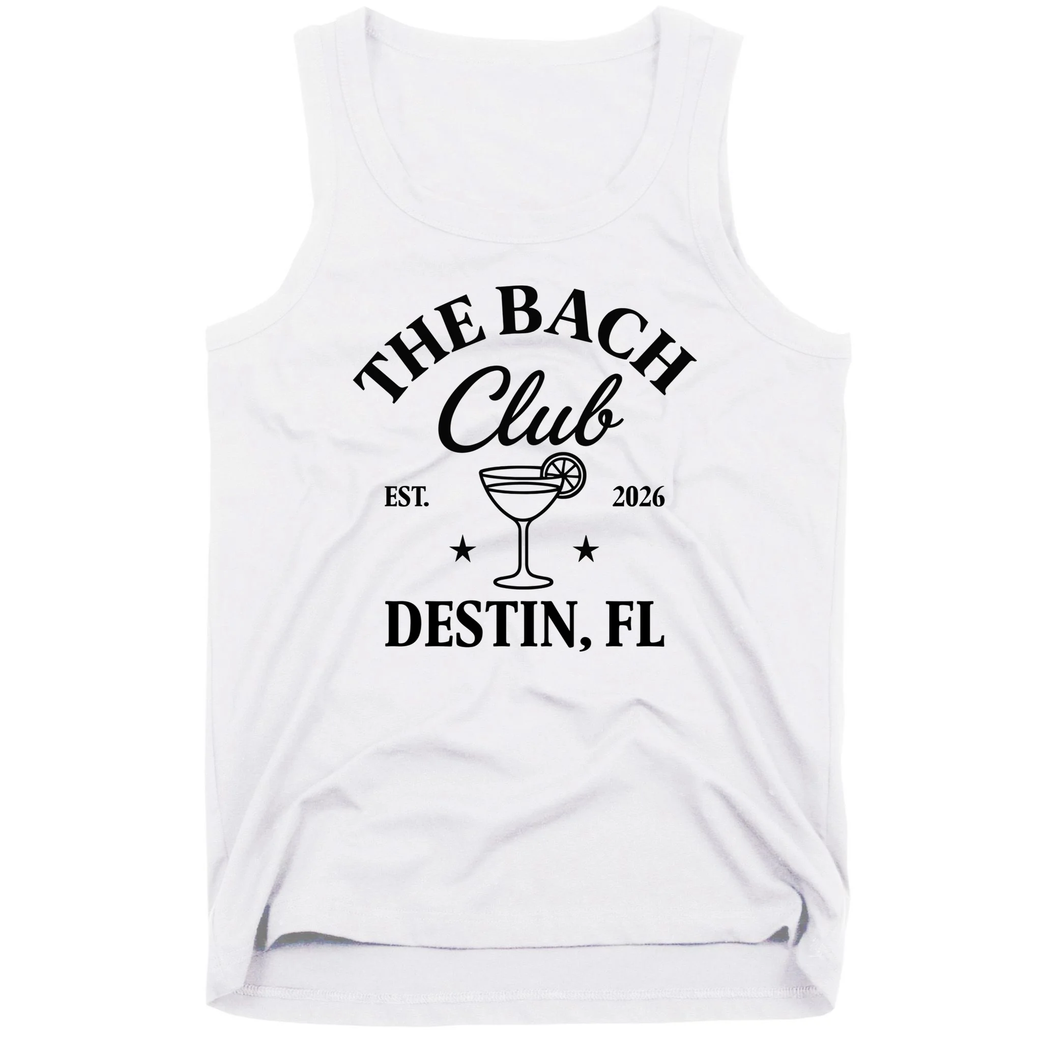The Bach Club Custom Personalized Bachelorette Men's Tank Top - Front