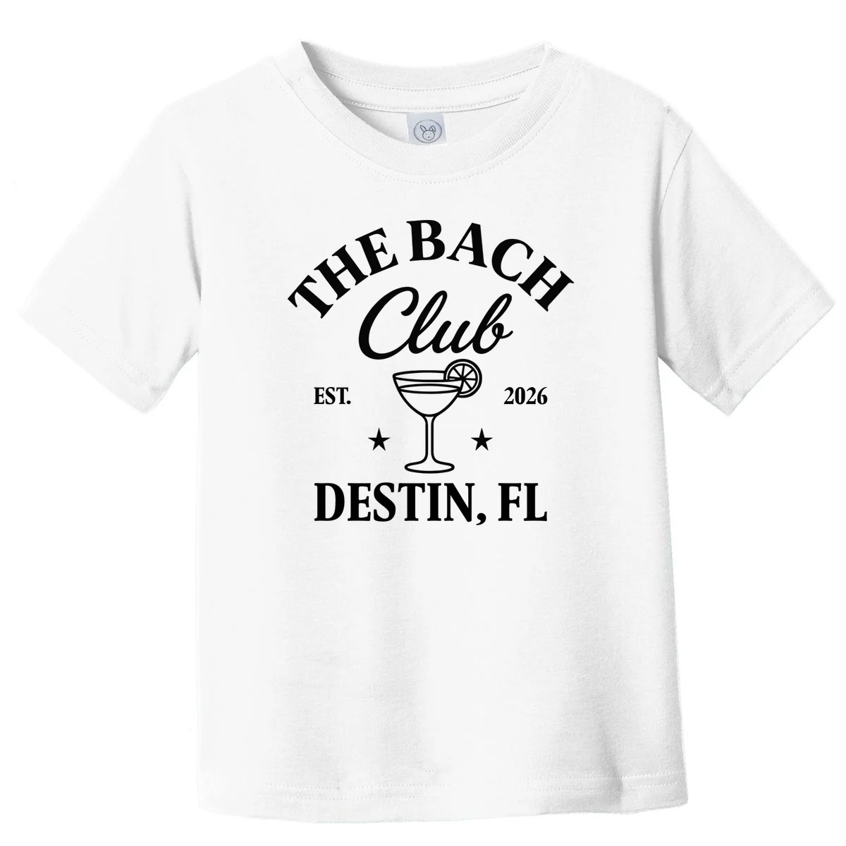 The Bach Club Custom Personalized Bachelorette Toddler T-Shirt - Front