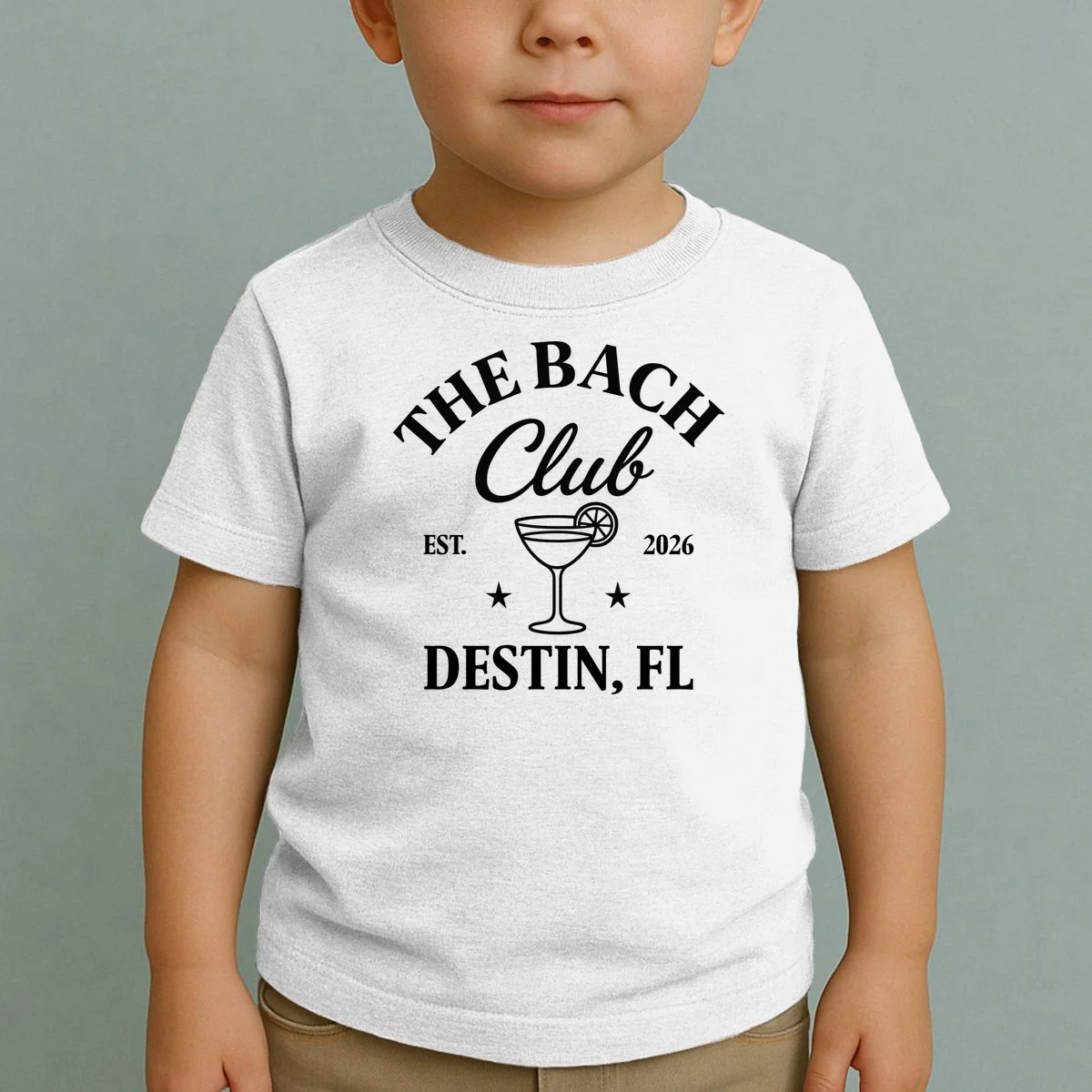 The Bach Club Custom Personalized Bachelorette Toddler T-Shirt - Front 1
