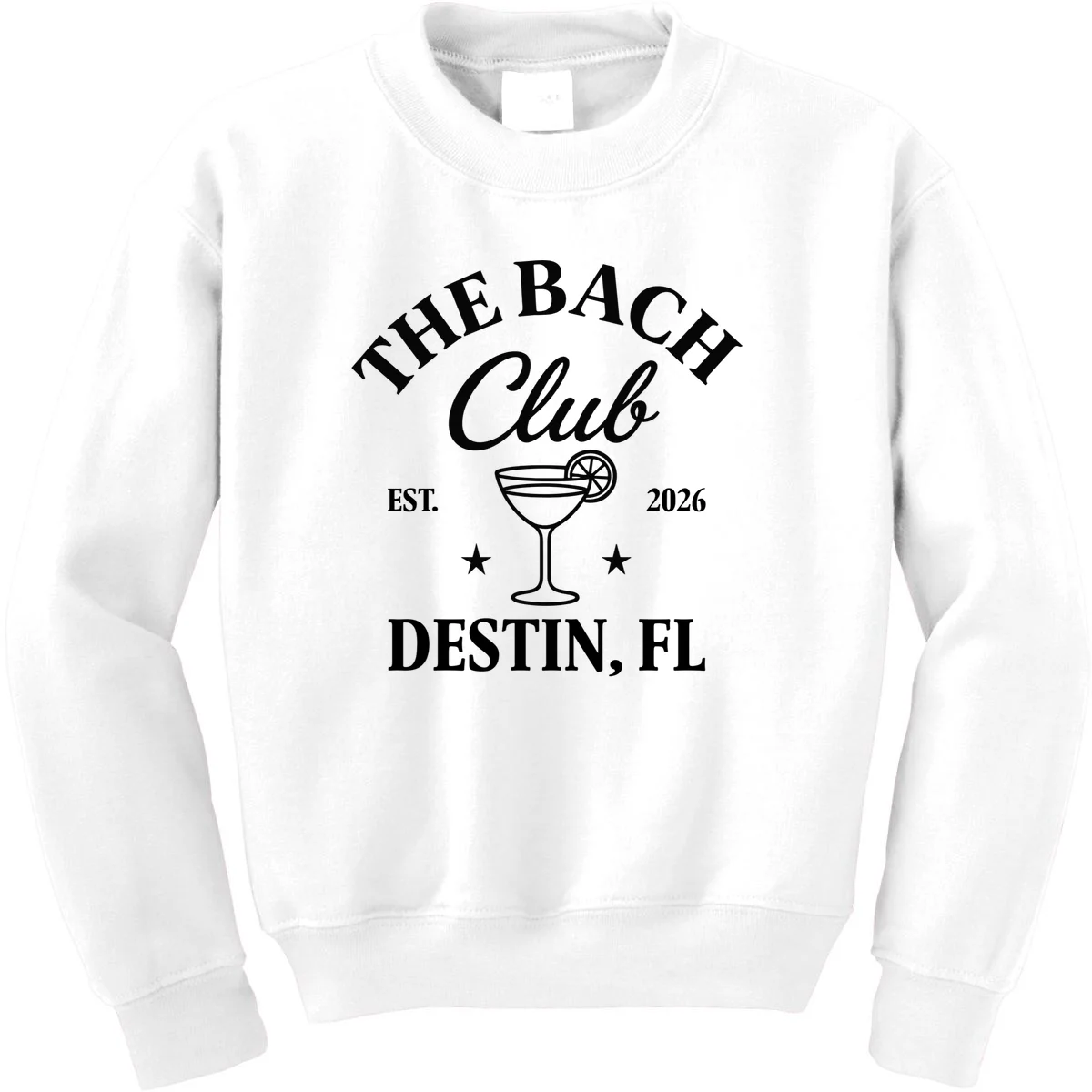 The Bach Club Custom Personalized Bachelorette Kids Sweatshirt - Front