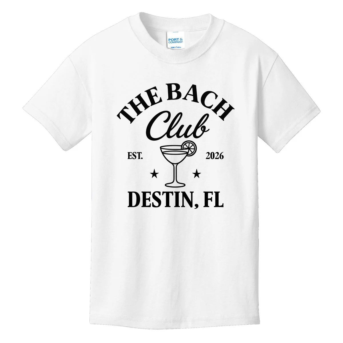 The Bach Club Custom Personalized Bachelorette Kids T-Shirt - Front