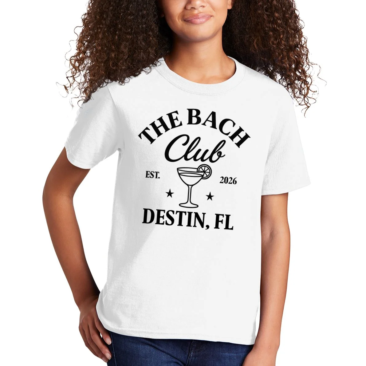 The Bach Club Custom Personalized Bachelorette Kids T-Shirt - Front 1