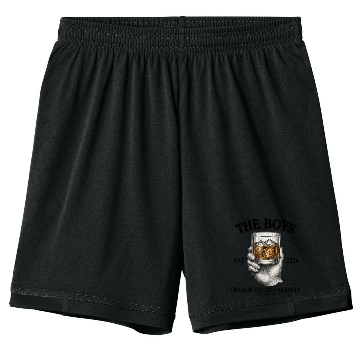 The Boys Custom Bachelor Party Kids Shorts - Front