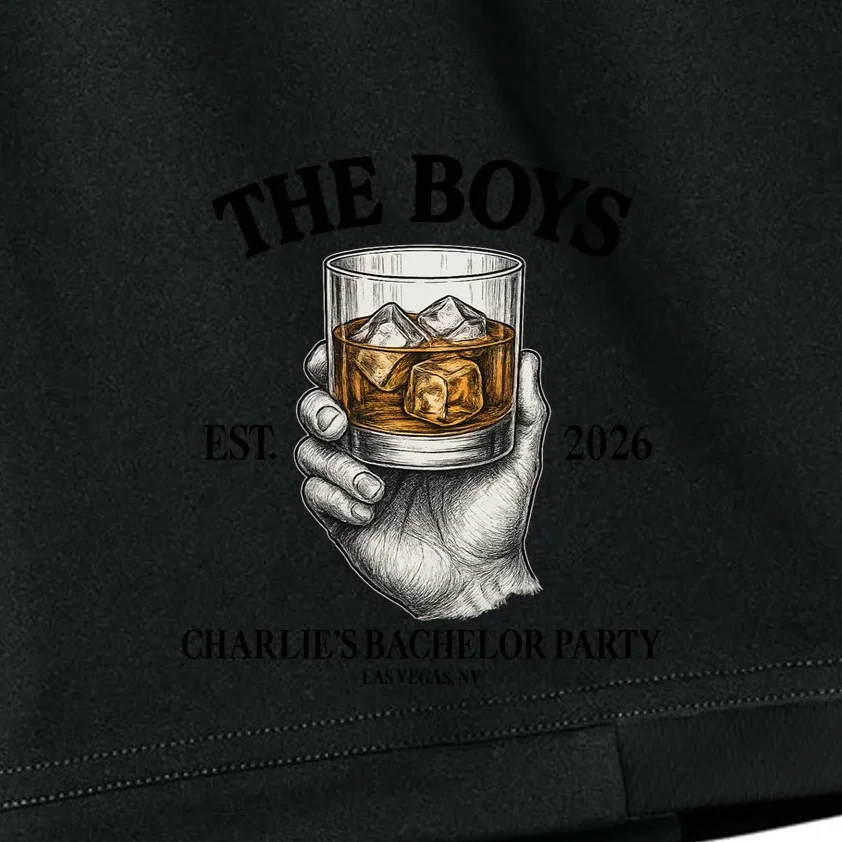 The Boys Custom Bachelor Party Kids Shorts - Front - Close-up