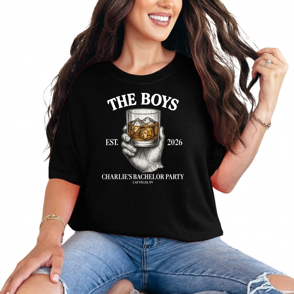 The Boys Custom Bachelor Party T-Shirt - Front