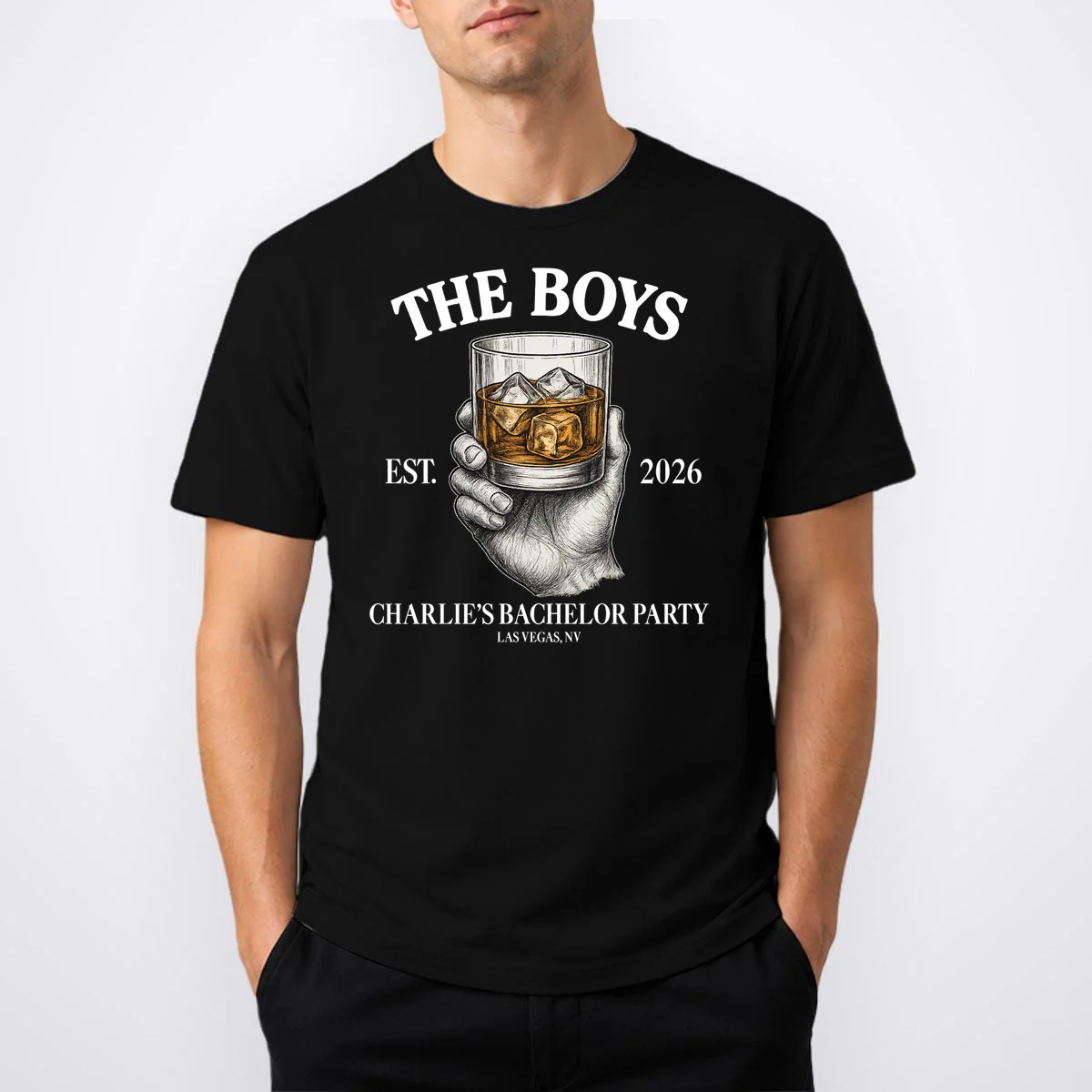 The Boys Custom Bachelor Party T-Shirt - Front 1