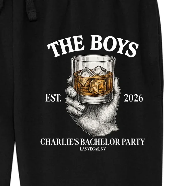 The Boys Custom Bachelor Party Women's Fleece Sweatpants - Front - Close-up