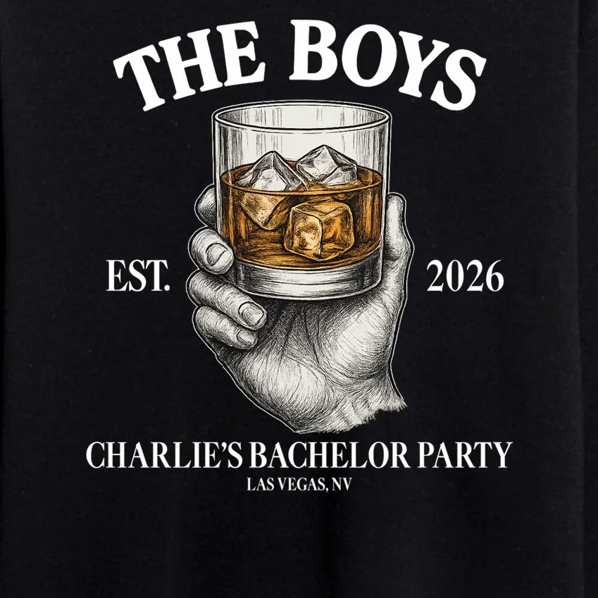 The Boys Custom Bachelor Party Men's Sweatsuit - Front - Close-up