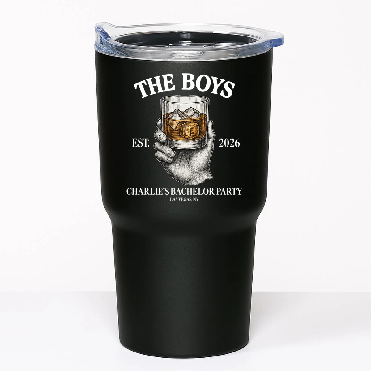 The Boys Custom Bachelor Party 20oz Tumbler - Front