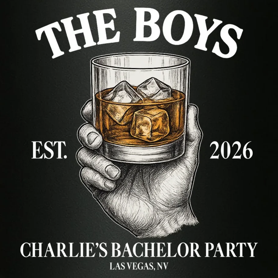 The Boys Custom Bachelor Party 20oz Tumbler - Front - Close-up