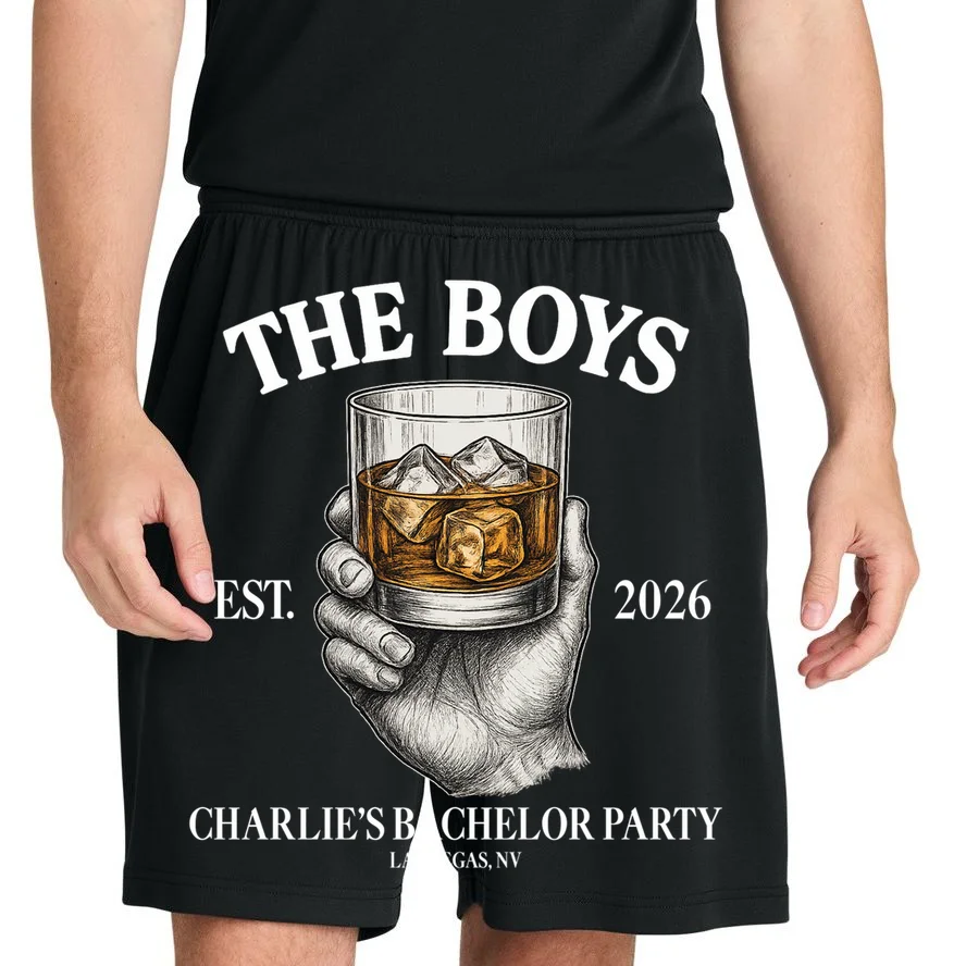 The Boys Custom Bachelor Party Men's Shorts - Front 1