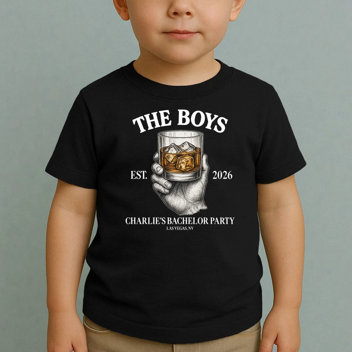 The Boys Custom Bachelor Party Toddler T-Shirt - Front 1