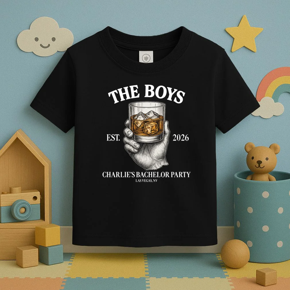 The Boys Custom Bachelor Party Toddler T-Shirt - Front 2