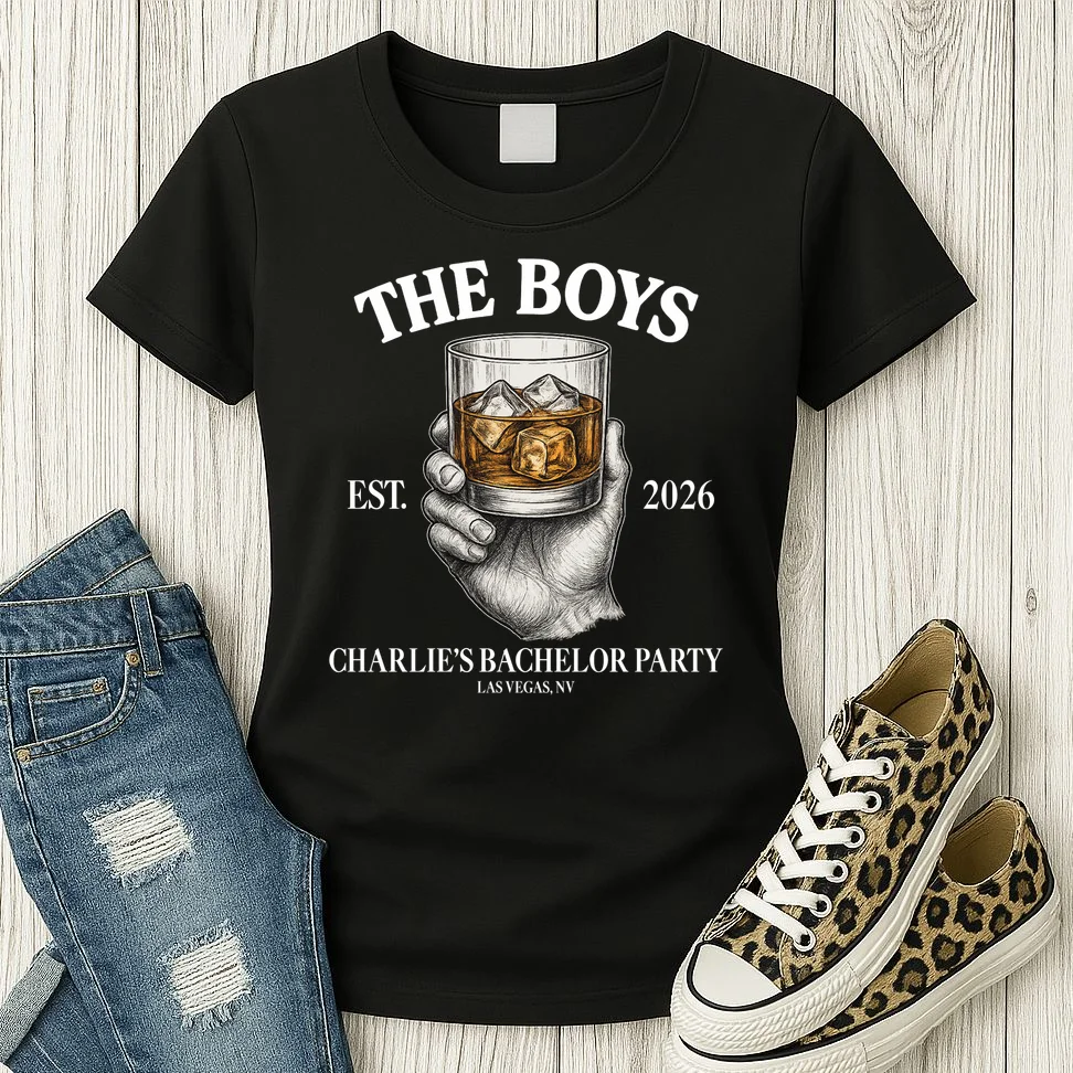 The Boys Custom Bachelor Party Women's T-Shirt - Front 2